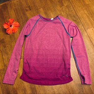 Be Inspired Magenta Athletic Top